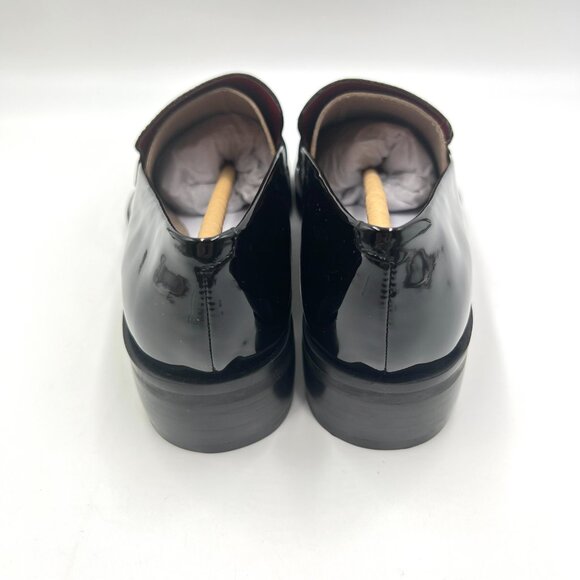 5W 5 WIDE WIDTH Franco Sarto Bocca Black Patent‎ Loafers Shoes - Picture 6 of 13